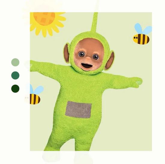 天线宝宝同款色这些漂亮姐姐也太会穿了