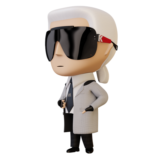 Karl Lagerfeld 的虚拟形象