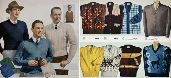 20世纪40年代男士针织品广告