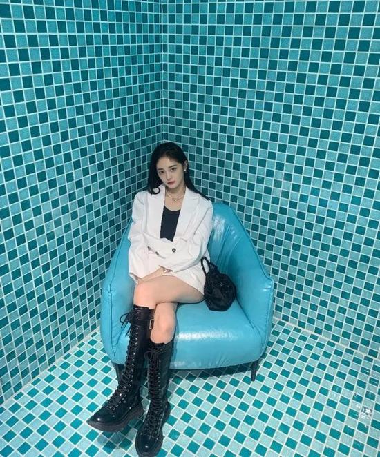 新专打歌舞台变成靴子比美现场不愧是你blackpink