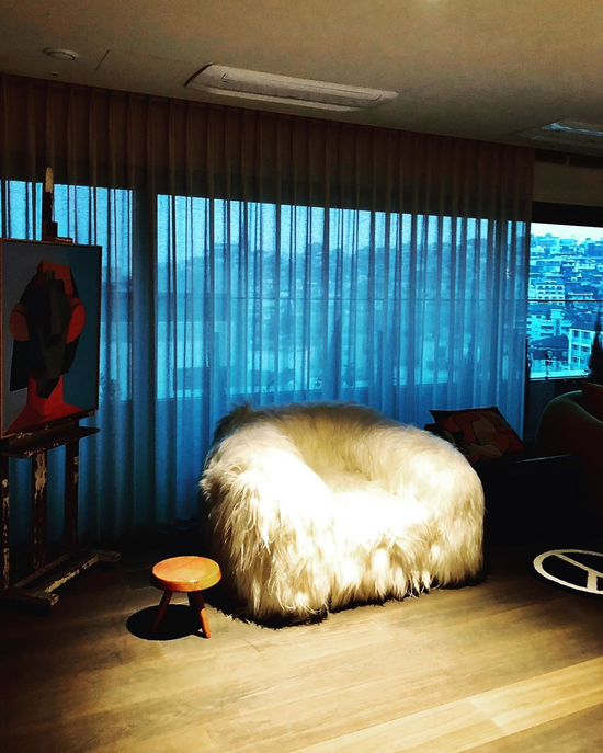 Jean Royère fur chair