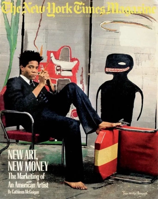  周董此前与苏富比的合作致敬艺术家Basquiat