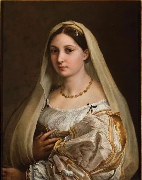  拉斐尔 《披纱巾的少女》约1516年  