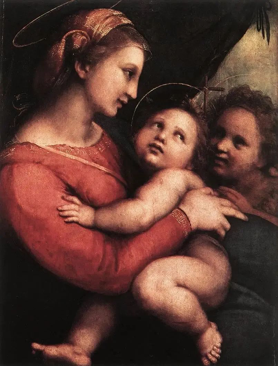  拉斐尔《帐幕中的圣母》（Madonna della Tenda）1514年