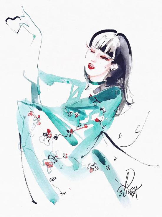 “浪姐”水墨画海报再好看 能有国风彩妆好看吗?