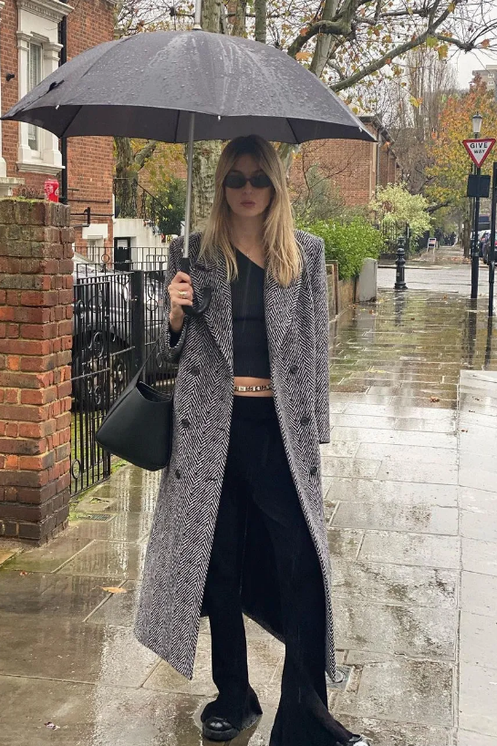 时髦大衣千千万,肯豆同款最耐看!