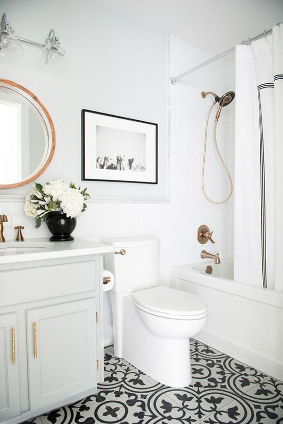洗手间 图片来源自Pinterest@ Rachel Joy | DIY， Home Decor & Entertaining