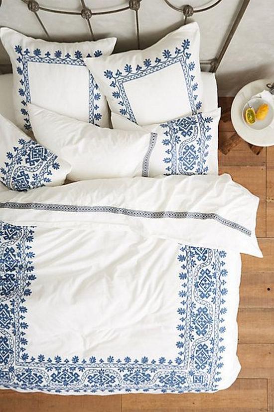 睡得好不好全靠床品 图片源自www.anthropologie. com