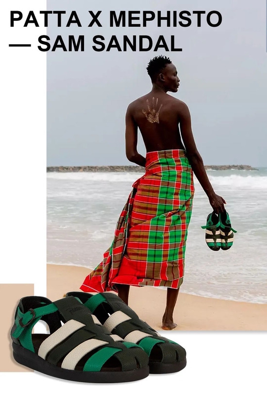 型号：Patta x Mephisto Sam Sandal