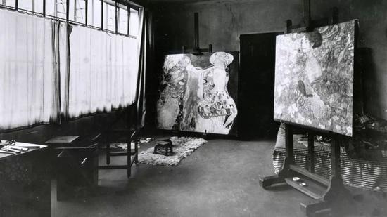 古斯塔夫·克里姆特在维也纳的工作室