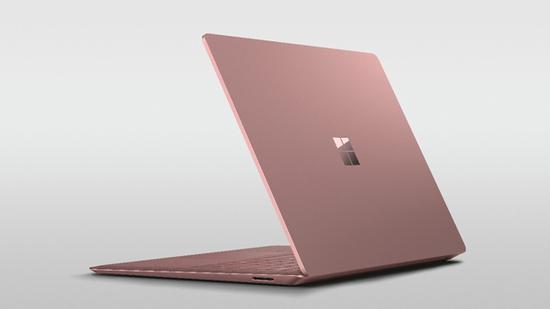 Surface Laptop 2 灰粉金版 图片源自品牌