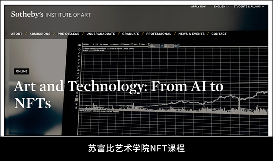 在NFT艺术市场的长远生态布局方面，几家拍卖行也在相互较劲。