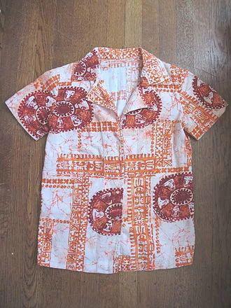 �同样起古的1960年代的Aloha衫