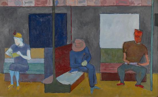 Three Figures On a Subway，1948