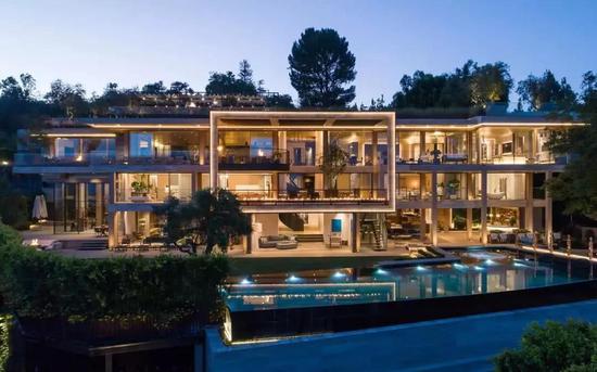 卡戴珊3亿豪宅被完爆 加州6亿豪宅长这样