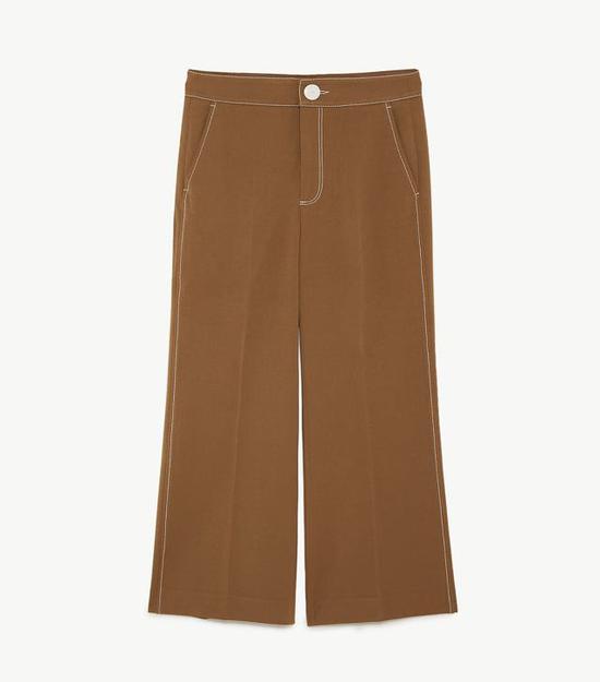 阔腿裤:Zara