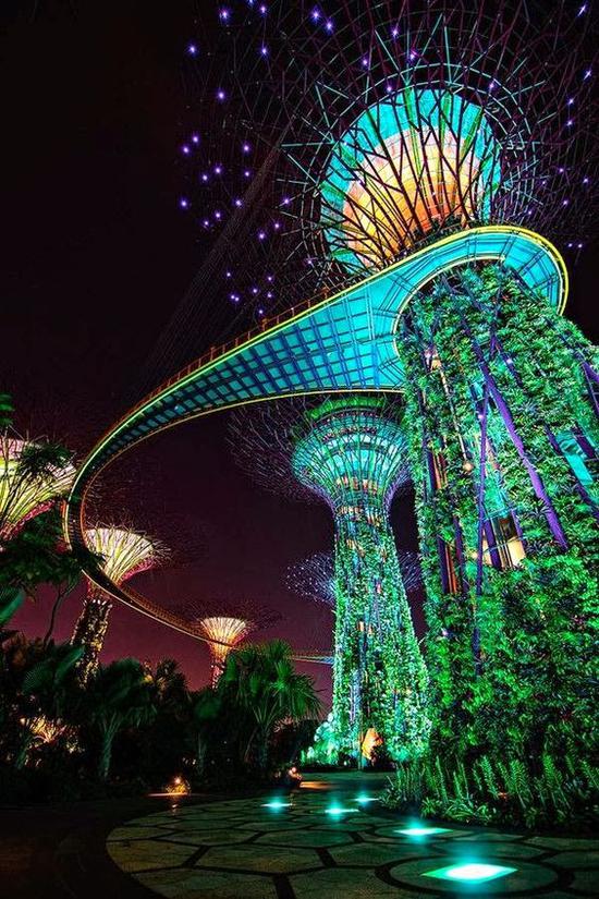 新加坡夜景 图片来源自incredible-pictures.com