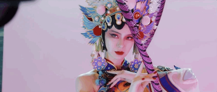 戚薇戏曲改良妆钟楚曦醉红妆国风美妆永远的神