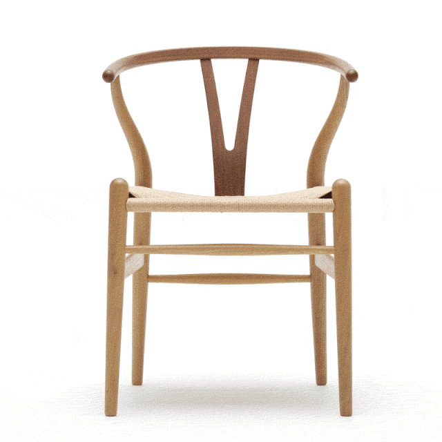 　▲Hans Wegner以明式椅为灵感设计的Y椅