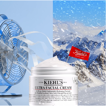 　　▲ Kiehl’s科颜氏高保湿霜 有效对抗室内外肌肤烦扰

