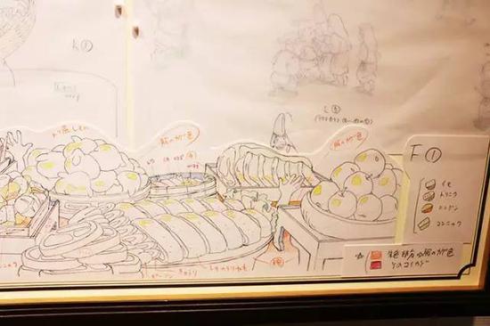 宫崎骏动画设计草图