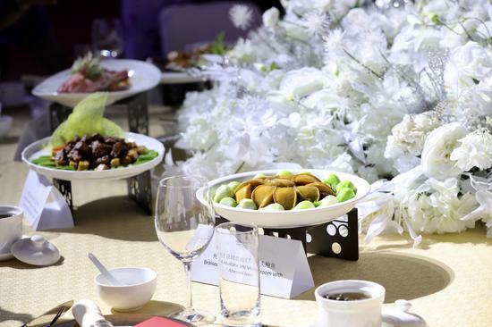 保利洲际系婚礼菜单鲍鱼