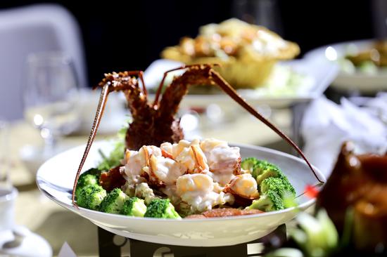 保利洲际系婚礼菜单龙虾