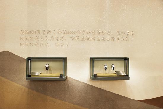万宝龙2021年“钟表与奇迹”上海高级钟表展“沙漠风暴”主题展厅