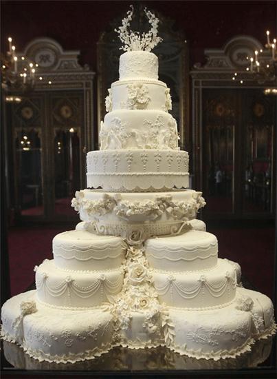 威廉王子和凯特米德尔顿婚礼蛋糕