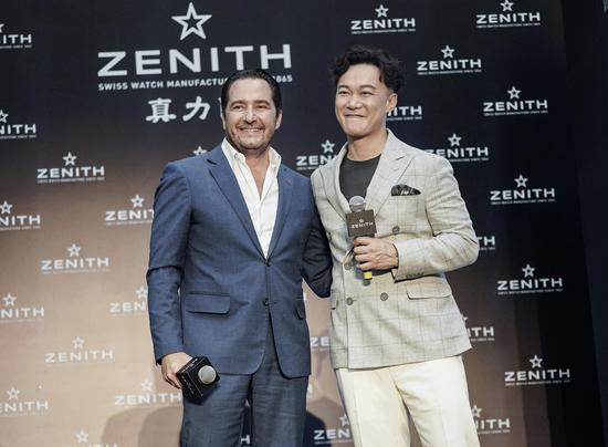 陈奕迅先生与Julien Tornare 先生活动现场合照