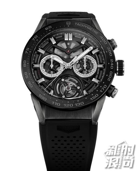 TAG Heuer泰格豪雅卡莱拉 Heuer-02T COSC瑞士官方天文台认证自动上链陀飞轮计时码表