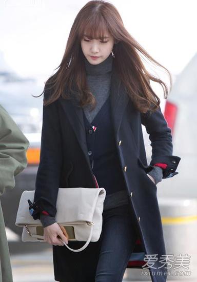 林允儿人美又会穿 冬季街拍教你搭配|允儿|大衣|街拍_新浪时尚_新浪网