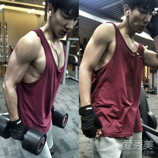 时装 明星穿搭 > 正文  满满的肌肉啊,感觉敲上去会是邦邦响的那种.