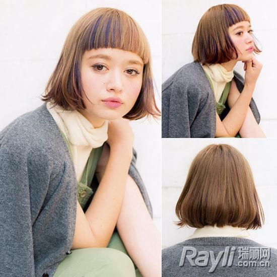 可爱淘气系发型