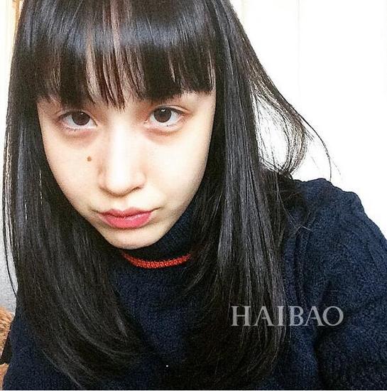 水原佑果眉上齐刘海