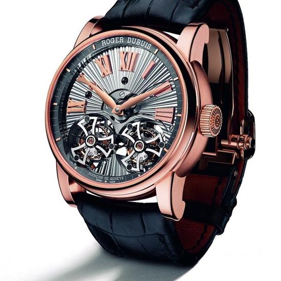 roger dubuis hommage double flying tourbillon双飞行陀飞轮腕表