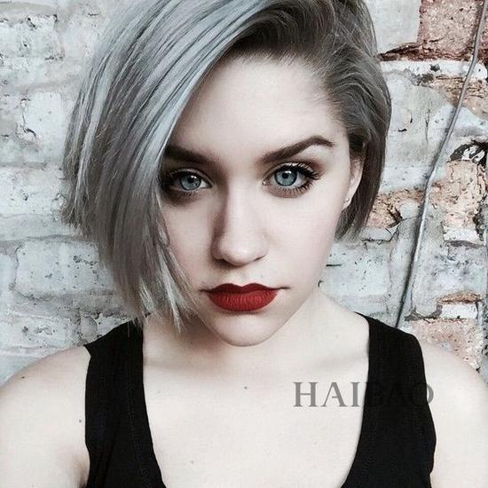 许晴"奶奶灰"短发潮上天