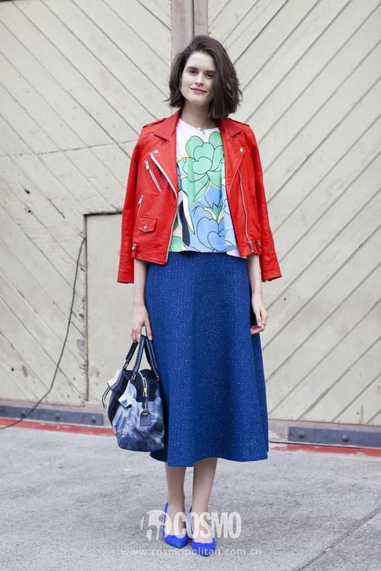 这些蓝色搭配看得我心花怒放!