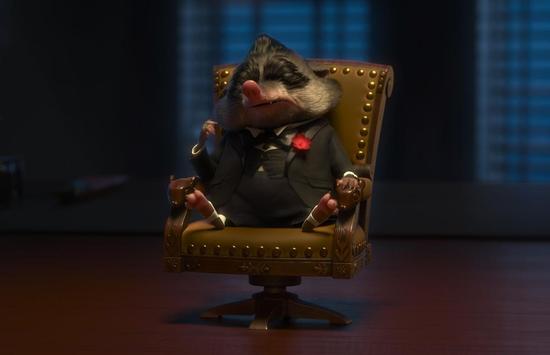 标准黑帮高级套装风格的"大先生"