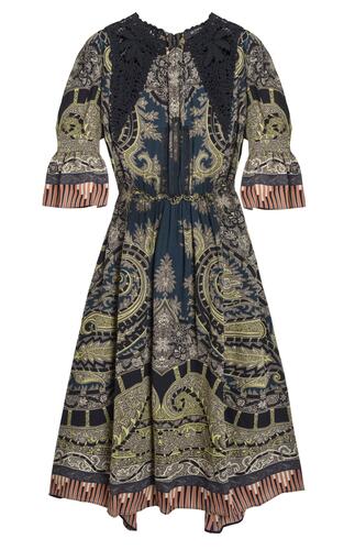 开启夜幕中的佩斯里童话etro2016秋冬礼服裙