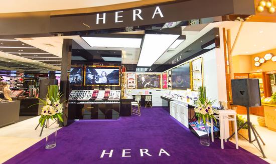 hera 赫妍杭州银泰专柜形象