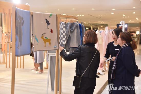 臻绒艺境 1436小山羊绒臻品展SKP揭幕