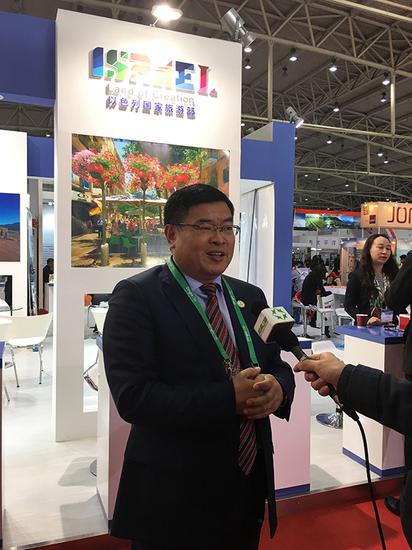 盈科旅游创始人梅向荣接受媒体采访