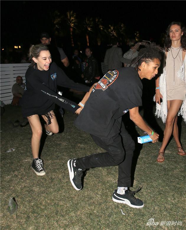 jaden smith和女友sarah snyder