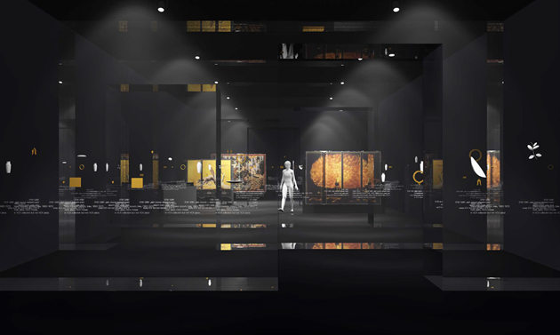 展览的布景设计由日本建筑师藤本壮介先生完成