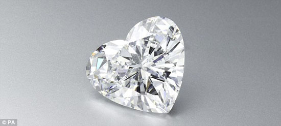 56.15克拉的心形钻石
