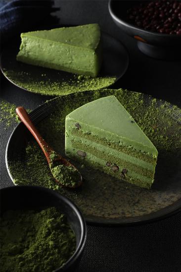 炭匠甘味处 红豆抹茶蛋糕