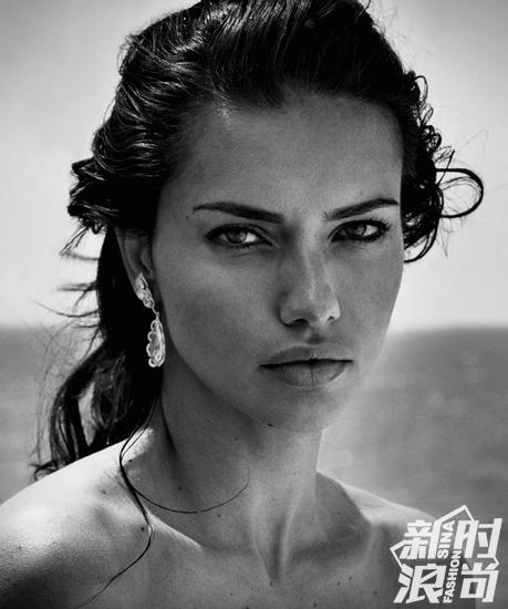 阿德里亚娜-利马出镜西班牙版《Harper’s Bazaar 》七月刊黑白大片