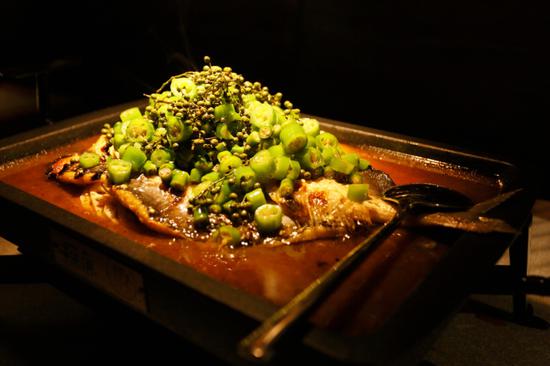 鲜青椒味烤鱼