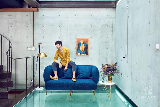 井柏然上海新家再显好品味